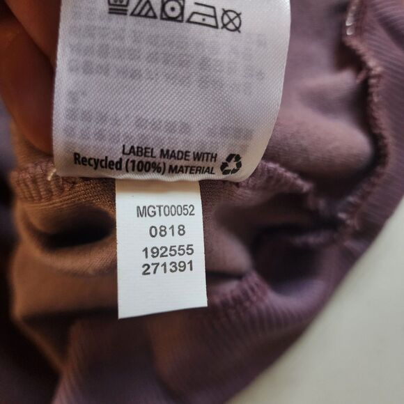 Material Girl Sweater Womens Medium Plum Velour Off The Shoulder Madonna - Picture 5 of 8